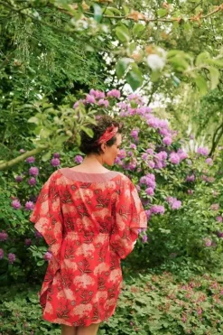 Pip Studio Tuniek Flora Firenze Koraal Rood