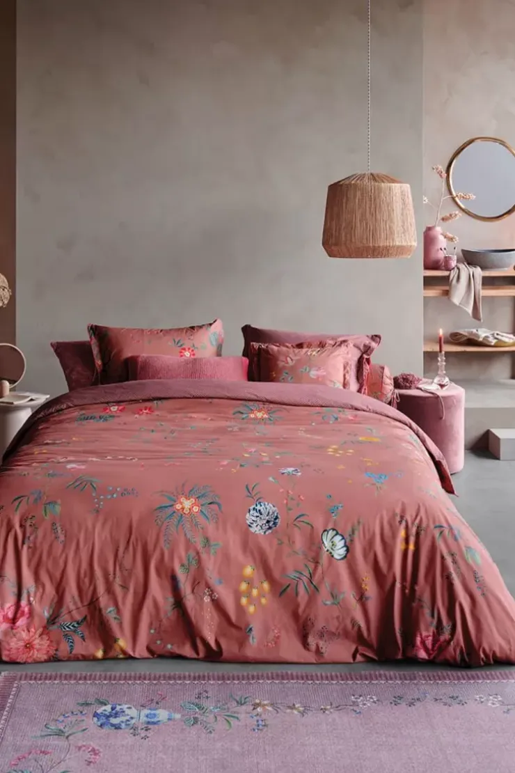 Pip Studio Vierkant Sierkussen Fleur Grandeur Roze Outlet