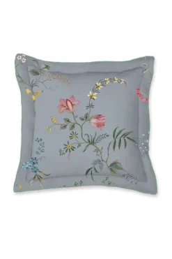 Pip Studio Vierkant Sierkussen Fleur Grandeur Blauw Clearance