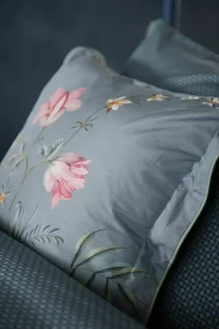 Pip Studio Vierkant Sierkussen Fleur Grandeur Blauw Clearance