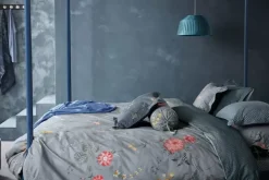 Pip Studio Vierkant Sierkussen Fleur Grandeur Blauw Clearance