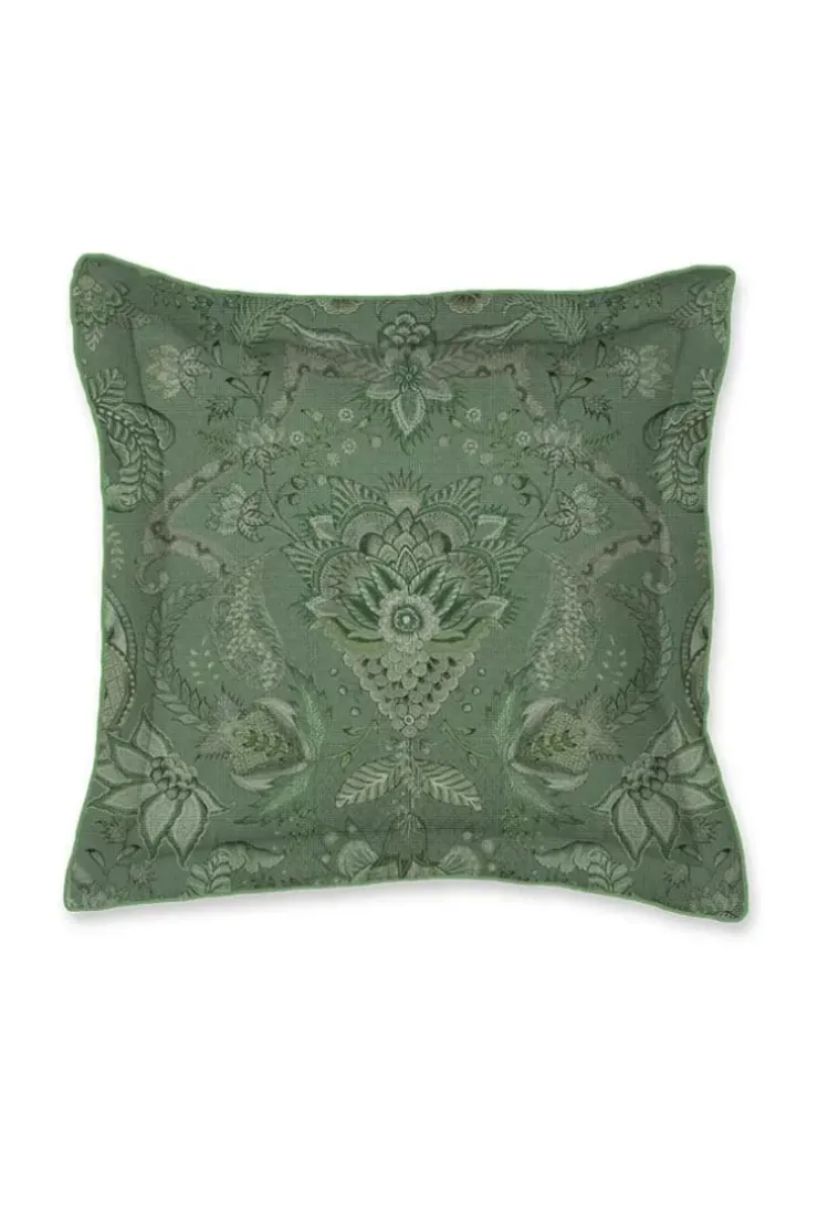 Pip Studio Vierkant Sierkussen Kyoto Nights Groen New