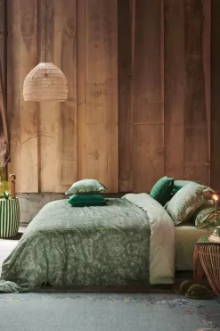 Pip Studio Vierkant Sierkussen Kyoto Nights Groen New