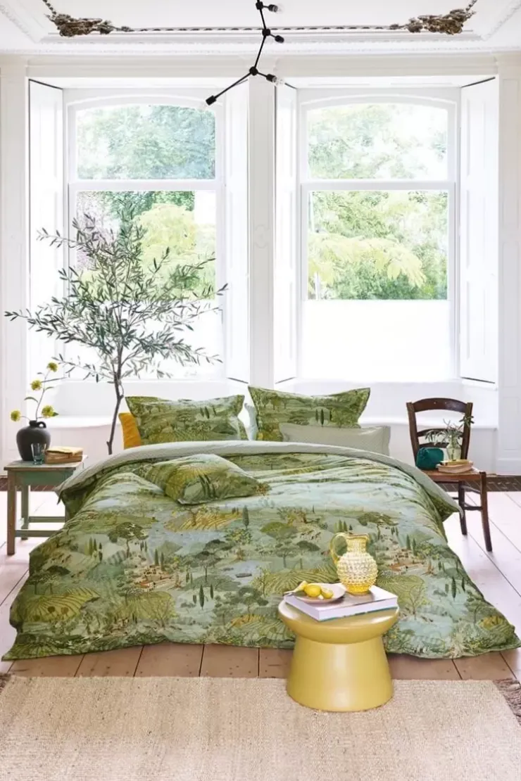 Pip Studio Vierkant Sierkussen Toscana Groen Outlet