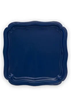 Pip Studio Vierkante Schaal Geemailleerd Blauw Online