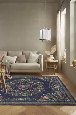 Pip Studio Vloerkleed Fall In Leaf By Pip Donkerblauw Clearance