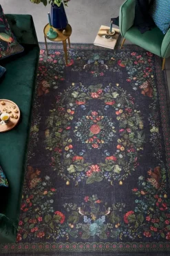 Pip Studio Vloerkleed Fall In Leaf By Pip Donkerblauw Clearance