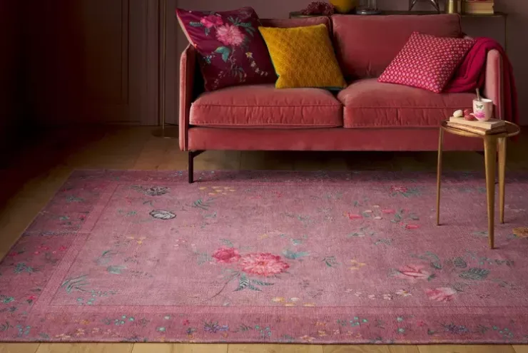 Pip Studio Vloerkleed Fleur Grandeur By Pip Roze Hot