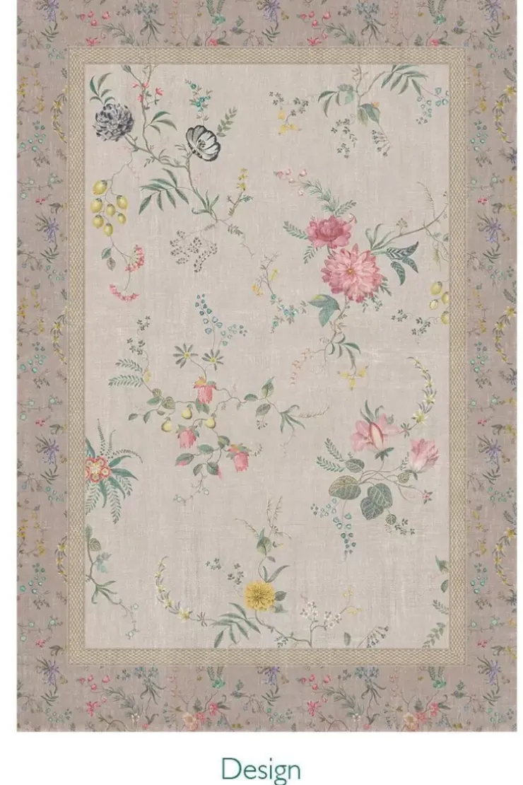 Pip Studio Vloerkleed Fleur Grandeur By Pip Khaki Discount