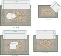 Pip Studio Vloerkleed Majorelle By Pip Lilac/Groen Online