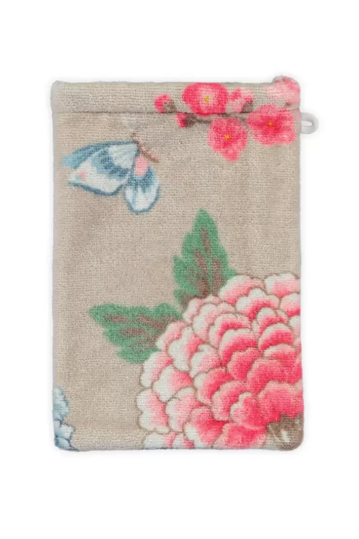 Pip Studio Washandje Set/3 Good Evening 16X22 Cm Khaki