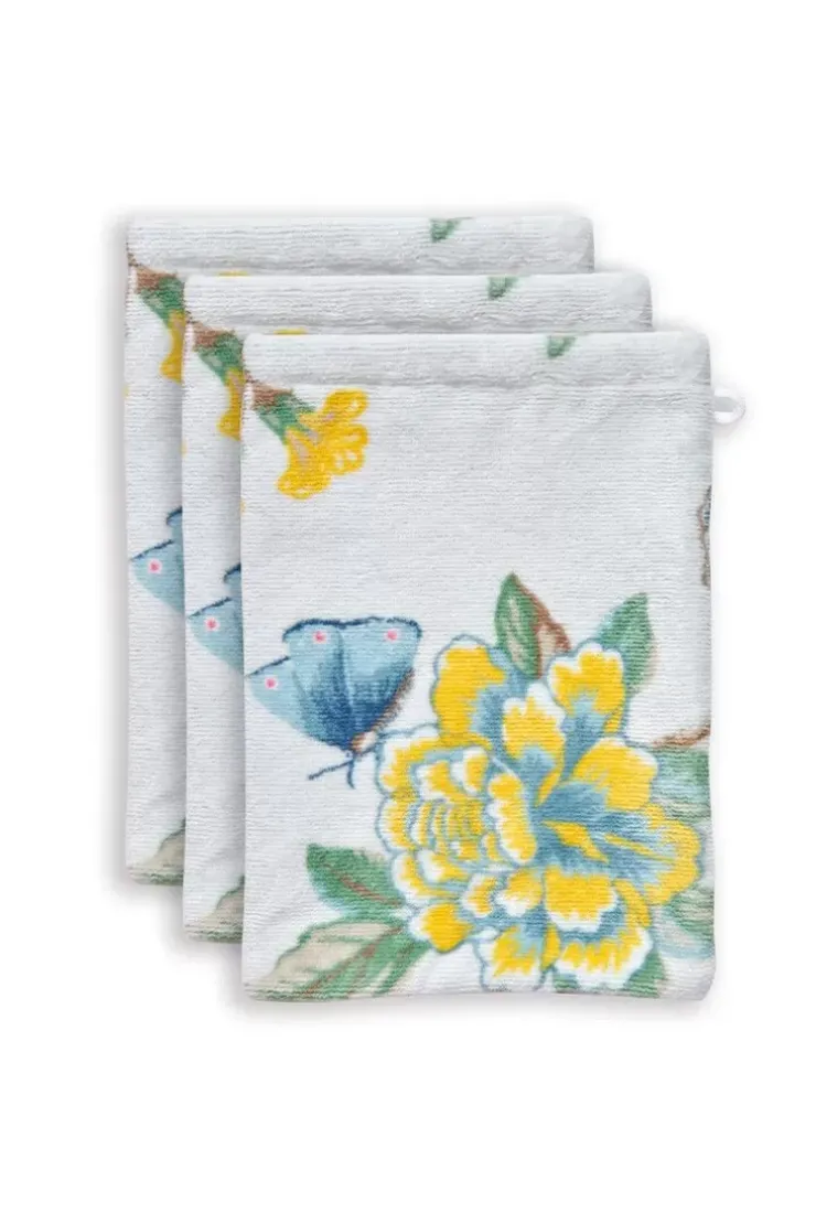 Pip Studio Washandje Set/3 Good Evening 16X22 Cm Wit New