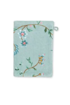 Pip Studio Washandje Set/3 Les Fleurs 16X22 Cm Blauw Online