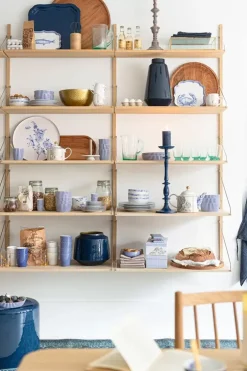 Pip Studio Water Glas Gedraaid Blauw