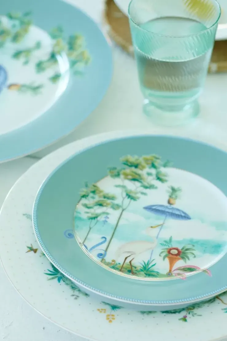 Pip Studio Water Glas Gedraaid Blauw