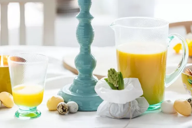 Pip Studio Water Glas Gedraaid Blauw