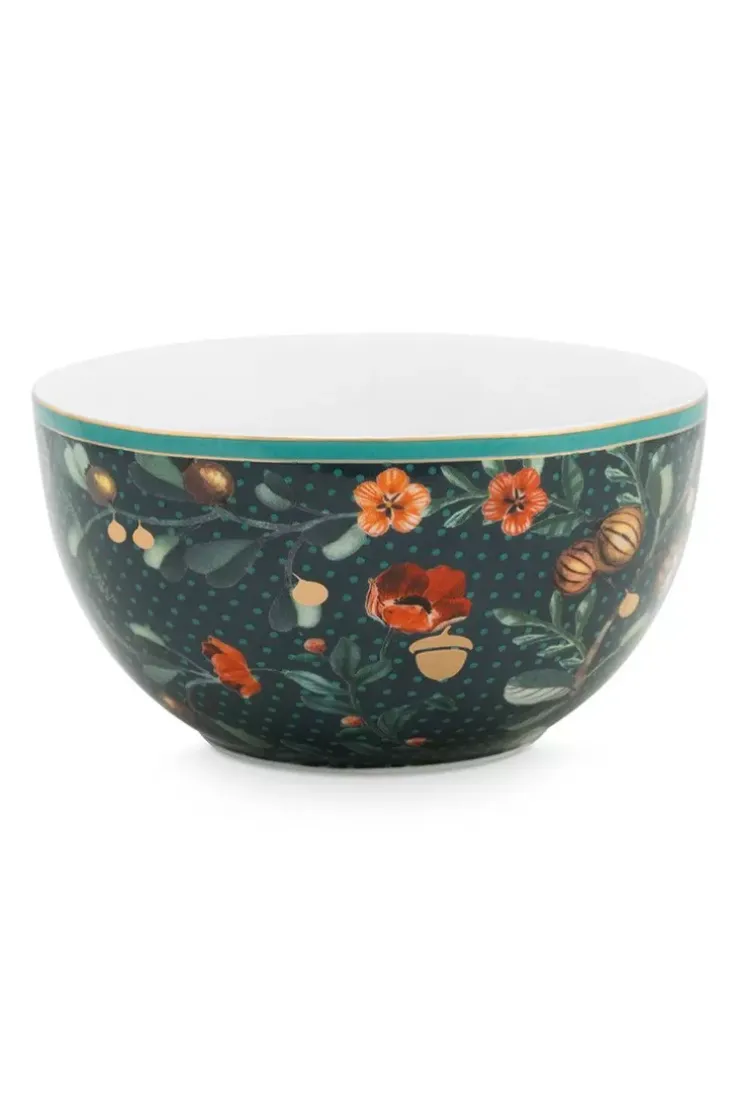 Pip Studio Winter Wonderland Kom Groen 12 Cm Outlet