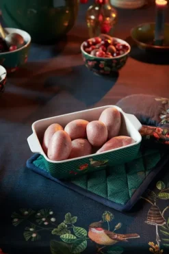 Pip Studio Winter Wonderland Serveerschaal Rechthoekig Groot Groen Clearance