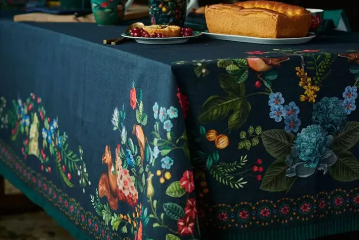 Pip Studio Winter Wonderland Tafelkleed Donker Blauw Sale